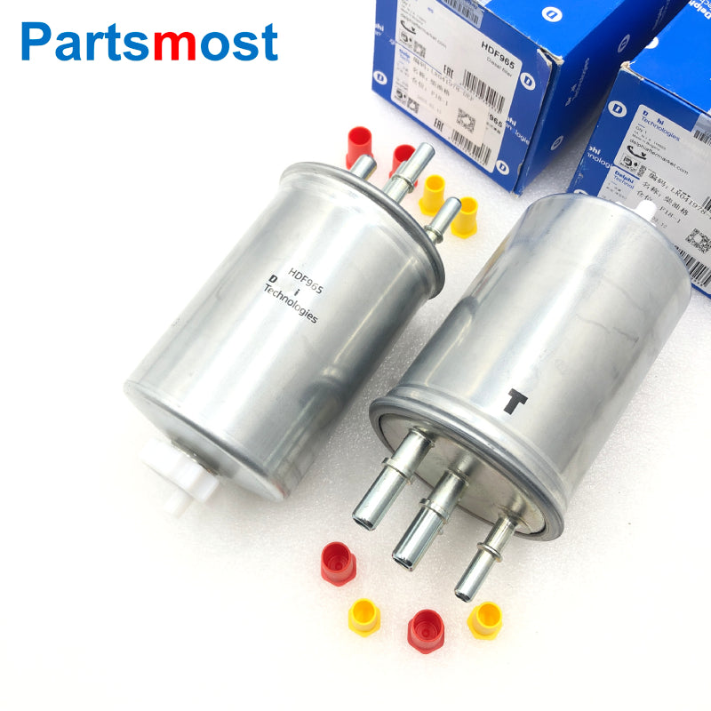 3.0L V6 24V DIESEL FUEL FILTER FOR LAND ROVER RANGE ROVER 2013- RR SPORT 2014- NEW DISCOVERY 5 2017- OEM DELPHI HDF965 LR041978