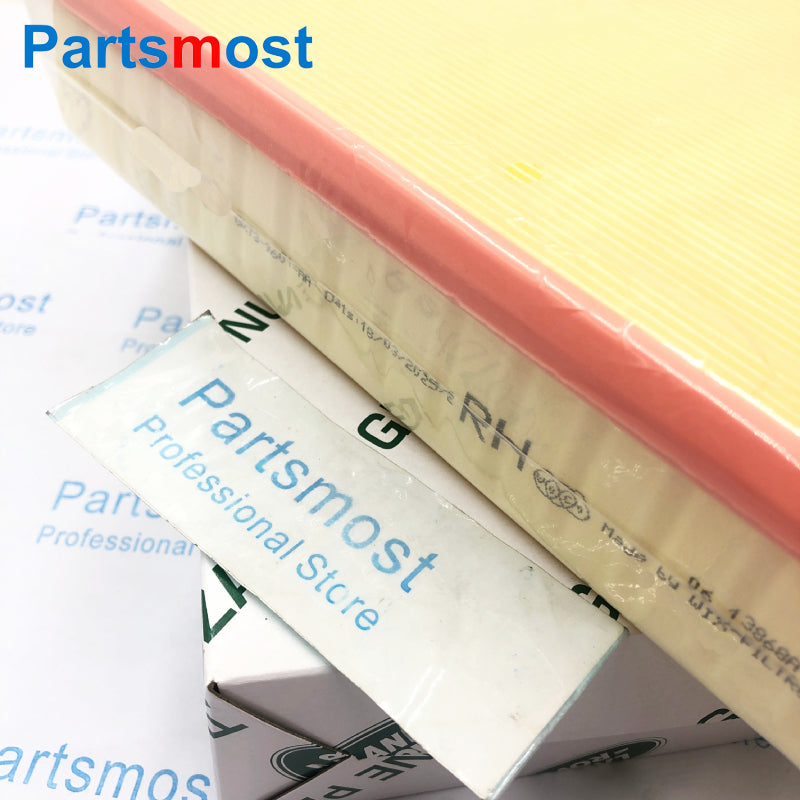 AIR FILTER FOR JAJUAR XE 2015- 5.0 / XF 2016- F-PACE 2016- 3.0 RANGE ROVER VELAR LEFT T4A6124 LR092258 / RIGHT T4A6123 LR092246