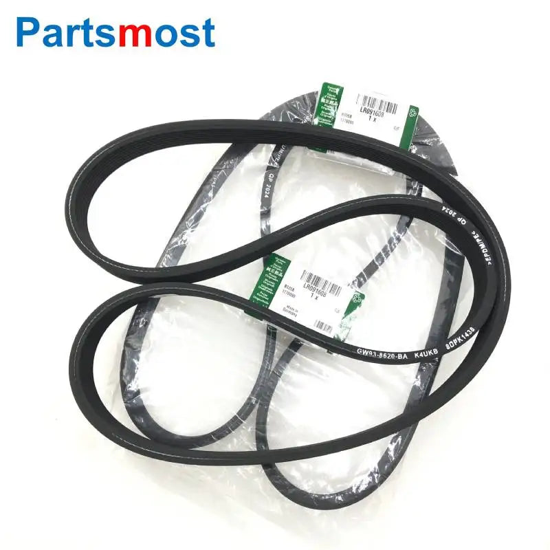 3.0L SC V6 PETROL ENGINE AUTO DRIVE BELT FOR LAND ROVER RANGE ROVER VELAR 2017- JAGUAR GW93-8620-BA 8DPK1438 C2D49052 LR091608