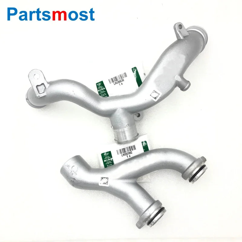3.0L V6 5.0 V8 PETROL SC WATER OUTLET TUBE THERMOSTAT HOSE FOR DISCOVERY 4 RANGE ROVER SPORT VELAR UPPER LR090630 LOWER LR092992