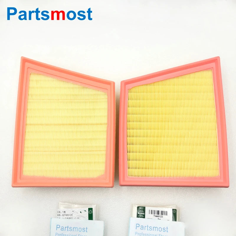 AIR FILTER FOR JAJUAR XE 2015- 5.0 / XF 2016- F-PACE 2016- 3.0 RANGE ROVER VELAR LEFT T4A6124 LR092258 / RIGHT T4A6123 LR092246