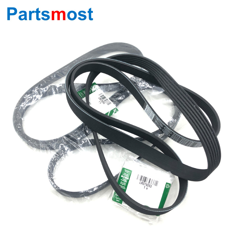 حزام محرك ملحق سعة 2.0 لتر لسيارة لاند روفر رينج روفر إيفوك فيلار ديسكفري سبورت الجديدة جاكوار T2R21156 LR071742 LR079263