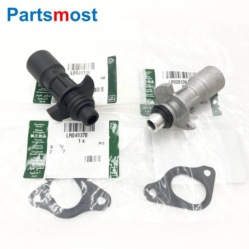 حشية مضخة مياه المحرك 3.0 V6 5.0 V8 LR049370 لسيارة Discovery LR4 Range Rover Sport Jaguar XF XJ XE XK XJR XFR XKR Pipe LR028136