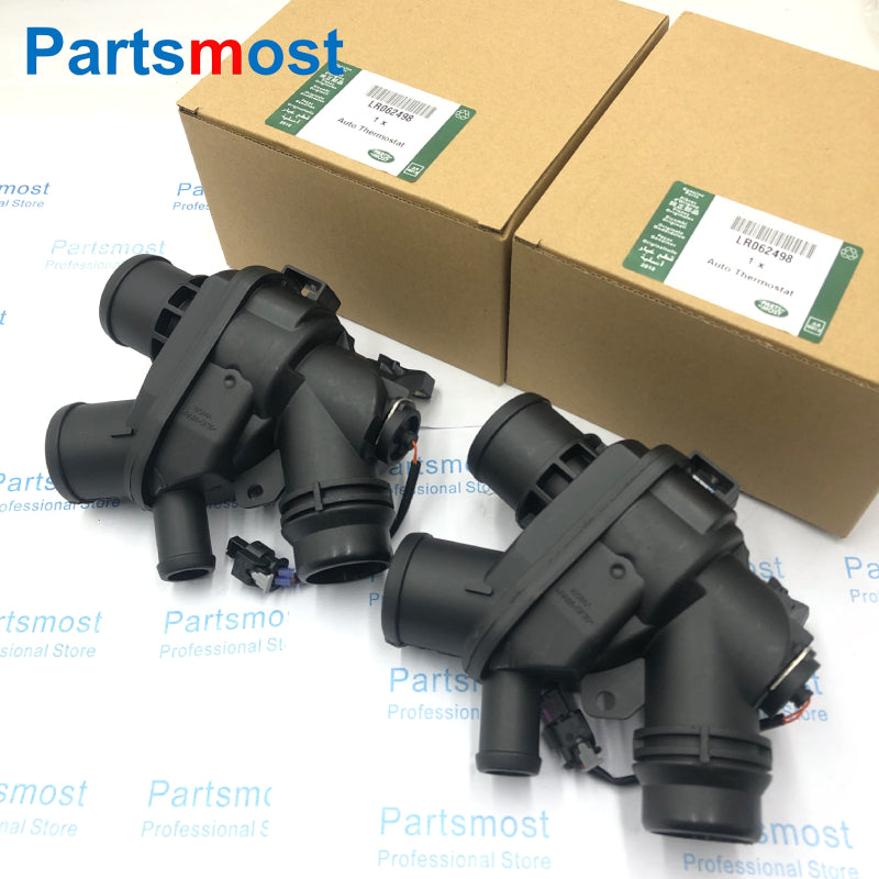 3.0 V6 Petrol Auto Thermostat Housing w/ Sensor for LR4 Range Rover RR Sport 14- New Discovery Velar LR062498 LR069809 LR095895
