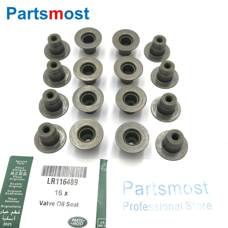 1.5 I3 2.0 3.0 I6 PETROL 16x VALVE STEM SEAL FOR LAND ROVER RANGE ROVER SPORT 14- NEW DISCOVERY SPORT VELAR EVOQUE 19- LR116489