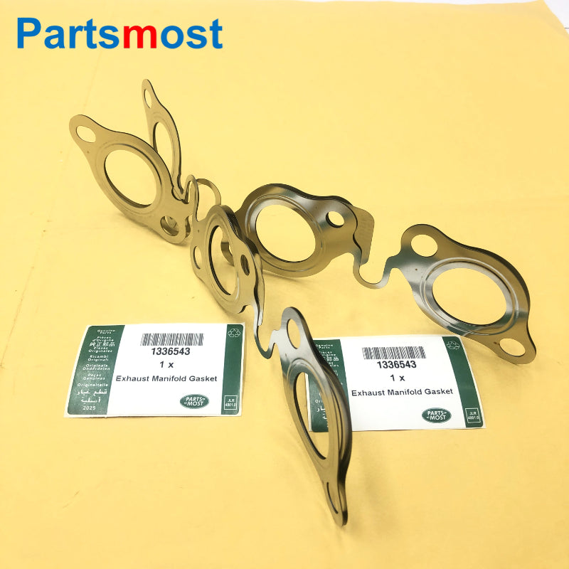 EXHAUST MANIFOLD GASKET FOR 2.7L 3.0L V6 DIESEL LAND ROVER DISCOVERY 3 LR4 RANGE ROVER SPORT VELAR JAGUAR XF XJ C2S30281 1336543