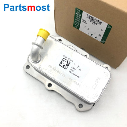 2.0 TURBO PETROL AJ200P OIL COOLER FOR RANGE ROVER SPORT NEW DISCOVERY EVOQUE VELAR JAGUAR F-TYPE XE XF E-PACE LR073678 LR075630