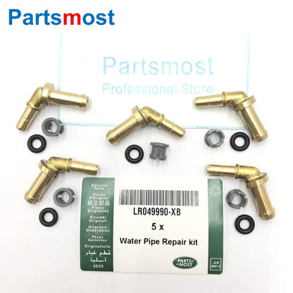 Coolant Water Pipe Repair kit of LR049990 for Land Rover Range Rover 10-12 RR Sport 14- 5.0 V8 /All New Discovery 4 Velar 3.0 V6