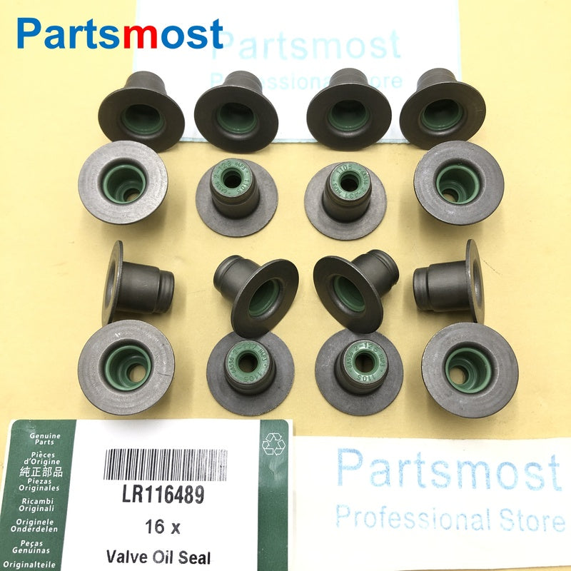 1.5 I3 2.0 3.0 I6 PETROL 16x VALVE STEM SEAL FOR LAND ROVER RANGE ROVER SPORT 14- NEW DISCOVERY SPORT VELAR EVOQUE 19- LR116489