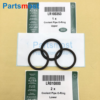 3.0L 5.0L TUBO DE SAÍDA DE ÁGUA DE GASOLINA O-RING TERMOSTATO MANGUEIRA DE VEDAÇÃO PARA DISCOVERY 4 RANGE ROVER SPORT VELAR JAGUAR LR100353 LR010800