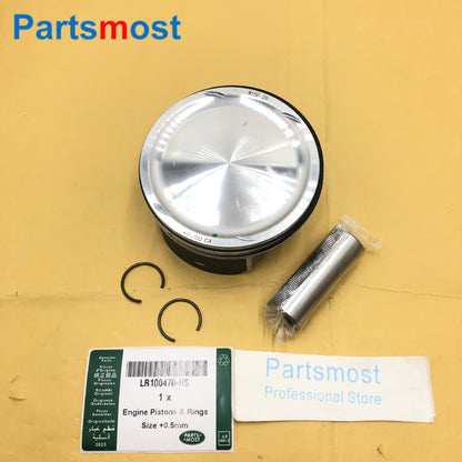 8PCS 508PS 5.0T PETROL SC PISTONS WITH RINGS FOR AJ133 ENGINE LR100470 DISCOVERY LR4 RANGE ROVER RR SPORT JAGUAR XJ XF XK F-TYPE