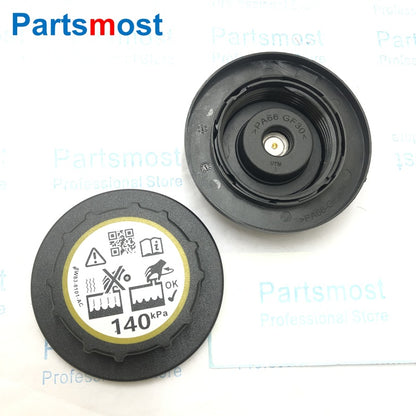 Tampa do tanque de expansão do radiador 140kpa genuína, tampa do reservatório de líquido de arrefecimento para Discovery 4 Range Rover Velar RR Sport Jaguar T2H57759 LR017427 LR176860