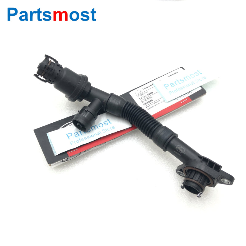 CRANKCASE VENT BREATHER HOSE KIT FOR BMW X5 X6 50iX 750i 750Li 750iX 750LiX 11157646086 11157646087 OR 11157575640 11157575641