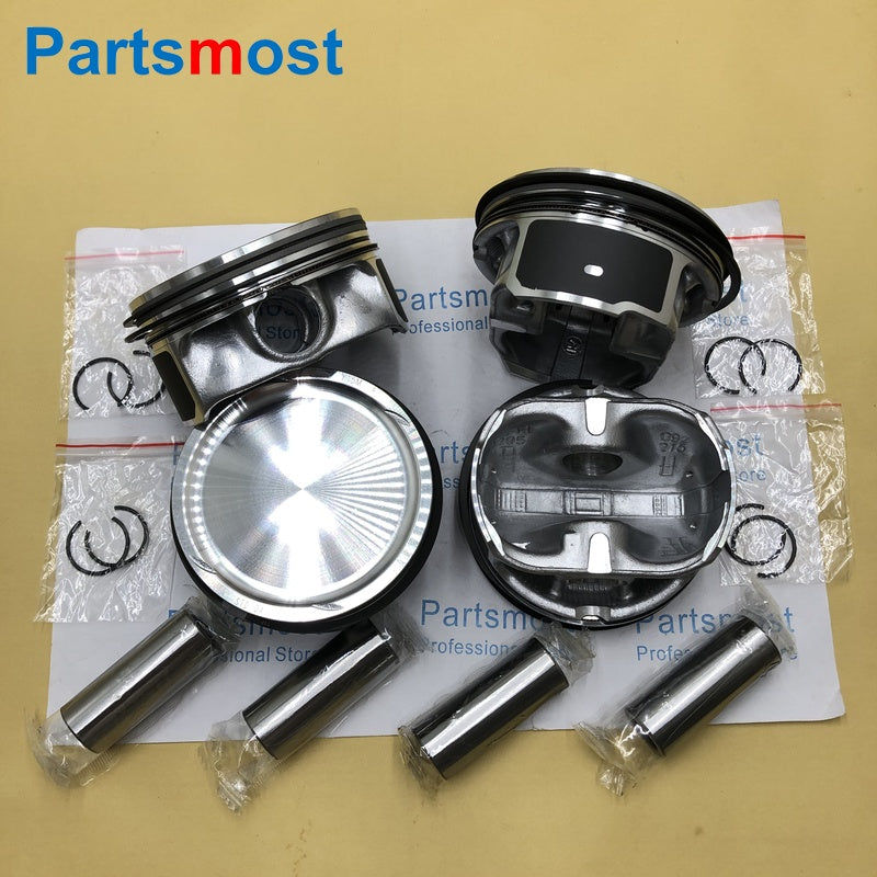 8PCS 508PS 5.0T PETROL SC PISTONS WITH RINGS FOR AJ133 ENGINE LR100470 DISCOVERY LR4 RANGE ROVER RR SPORT JAGUAR XJ XF XK F-TYPE