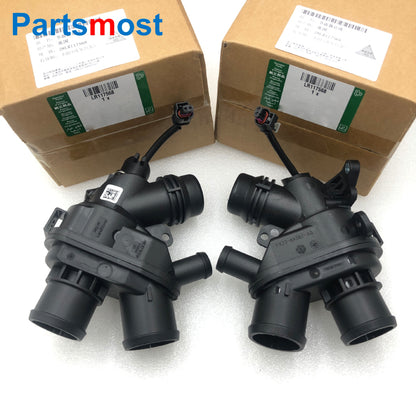 3.0 V6 Petrol Coolant Thermostat Housing w/ Sensor for Range Rover 13- RR Sport 14- New Discovery Velar LR062498 107288 LR117568