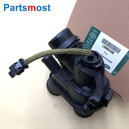 3.0 V6 Petrol Auto Thermostat Housing w/ Sensor for LR4 Range Rover RR Sport 14- New Discovery Velar LR062498 LR069809 LR095895