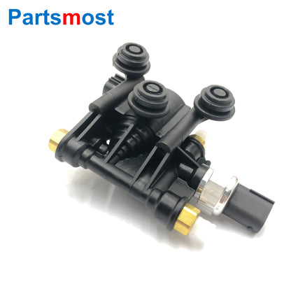 OEM febi AIR SUSPENSION TRANSFER RELIEF VALVE BLOCK OF RESERVOIR FOR LAND ROVER DISCOVERY LR3 LR4 RANGE ROVER SPORT RVH000046 RVH500070