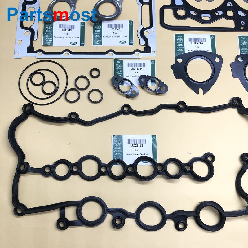 3.0L DIESEL ENGINE OVERHAUL GASKET SET FOR RANGE ROVER SPORT LR3 LR4 VELAR LR013063 LR029132 1336543 LR036542 1311285 LR005994