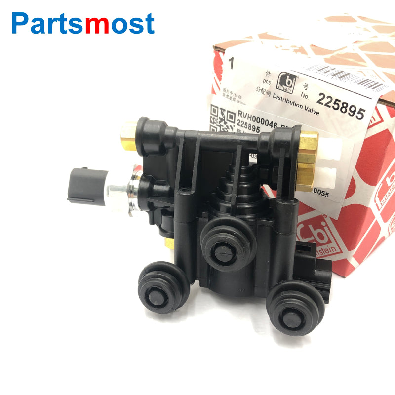 OEM febi AIR SUSPENSION TRANSFER RELIEF VALVE BLOCK OF RESERVOIR FOR LAND ROVER DISCOVERY LR3 LR4 RANGE ROVER SPORT RVH000046 RVH500070