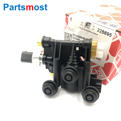 OEM febi AIR SUSPENSION TRANSFER RELIEF VALVE BLOCK OF RESERVOIR FOR LAND ROVER DISCOVERY LR3 LR4 RANGE ROVER SPORT RVH000046 RVH500070