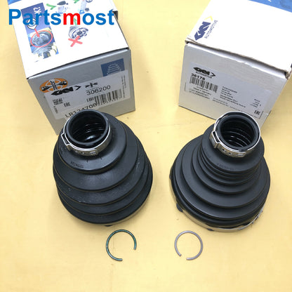 Front Outer Inner CV Joint Boot Kit for Range Rover Evoque Discovery Sport RH Left Axle Boot GKN 36022 36178 LR025065 LR025066