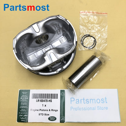 8PCS 508PS 5.0T PETROL SC PISTONS WITH RINGS FOR AJ133 ENGINE LR100470 DISCOVERY LR4 RANGE ROVER RR SPORT JAGUAR XJ XF XK F-TYPE