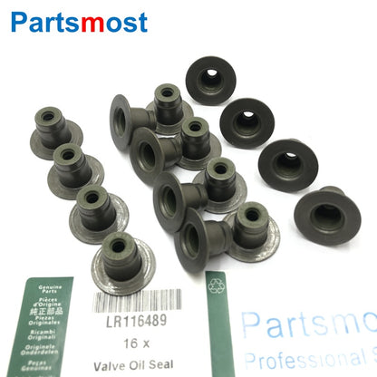 1.5 I3 2.0 3.0 I6 PETROL 16x VALVE STEM SEAL FOR LAND ROVER RANGE ROVER SPORT 14- NEW DISCOVERY SPORT VELAR EVOQUE 19- LR116489