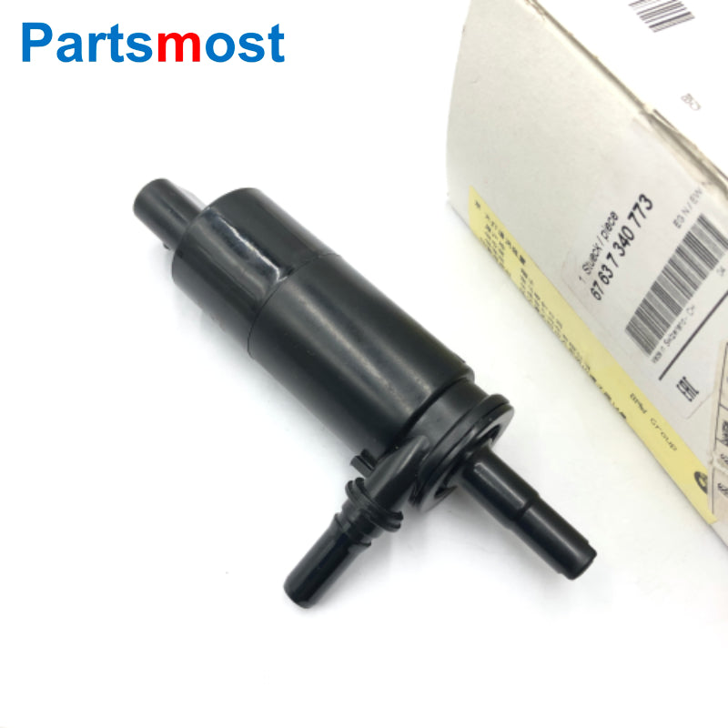 Headlight Washer Pump 67637340773 for BMW X5 F15 30dX 50iX M50dX 35i F85 X6 F16 Strainer 61678374382 for 1 5 7 X2 X3 X6Z4 Mini