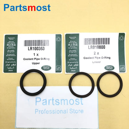 3.0L 5.0L TUBO DE SAÍDA DE ÁGUA DE GASOLINA O-RING TERMOSTATO MANGUEIRA DE VEDAÇÃO PARA DISCOVERY 4 RANGE ROVER SPORT VELAR JAGUAR LR100353 LR010800