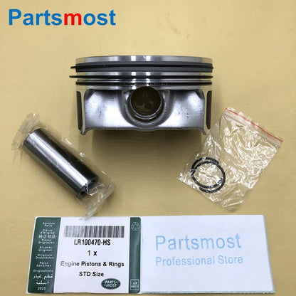 8PCS 508PS 5.0T PETROL SC PISTONS WITH RINGS FOR AJ133 ENGINE LR100470 DISCOVERY LR4 RANGE ROVER RR SPORT JAGUAR XJ XF XK F-TYPE