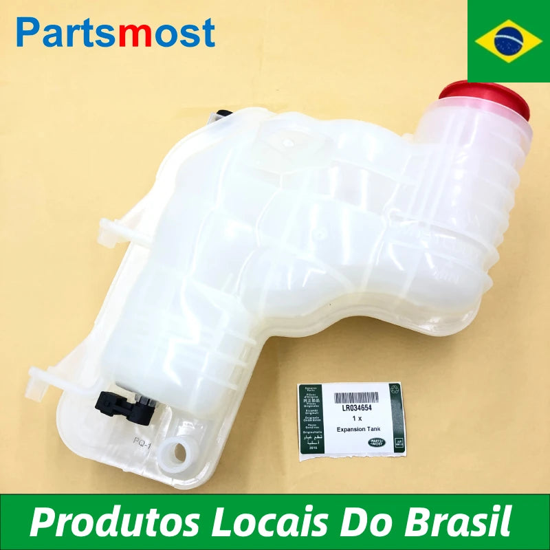 BR DDP LR034654 5.0L V8 Petrol Radiator Coolant Overflow Container for Range Rover 2013- RR Sport 14- Expansion Tank With Sensor
