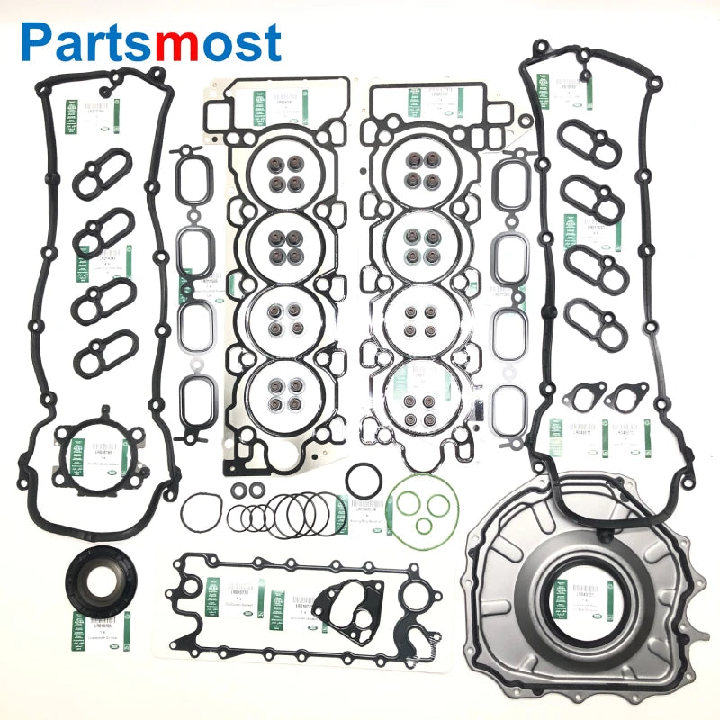 5.0 PETROL ENGINE OVERHAUL GASKET SET FOR RANGE ROVER SPORT DISCOVERY VELAR LR026141 LR026142 LR010882 010789 LR043721 LR078819