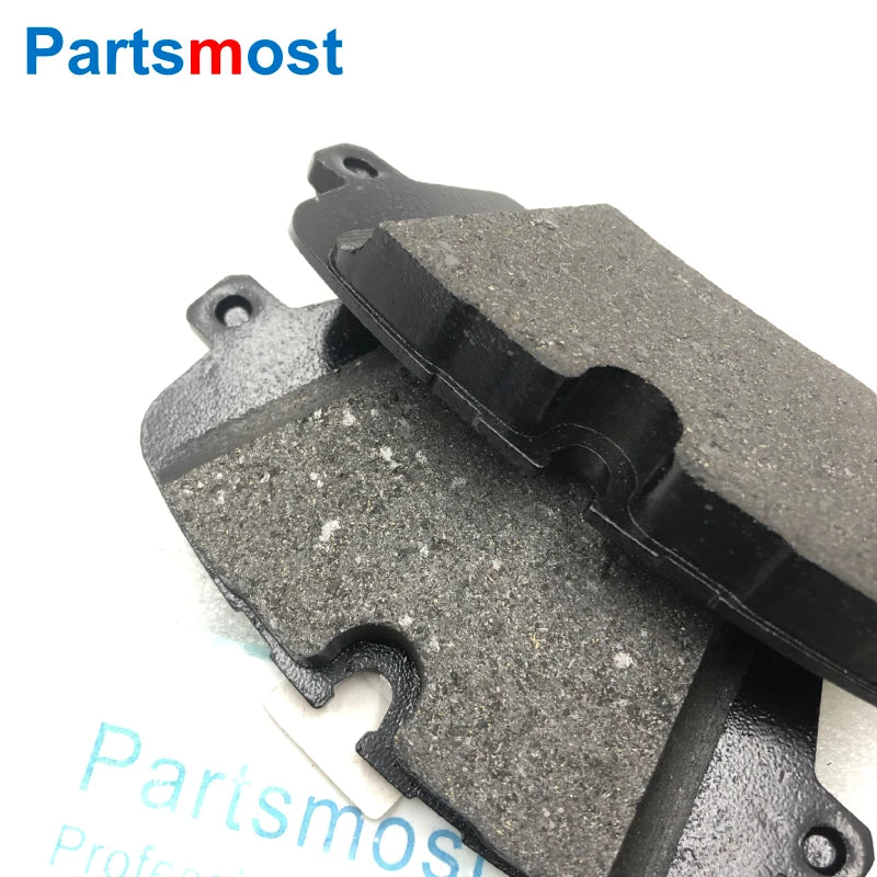 Set of 4 Rear Brake Pads With Clamps and Screws LH RH For Land Rover Range Rover 2013- Range Rover Sport 2014- LR068303 LR036574