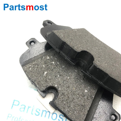 Set of 4 Rear Brake Pads With Clamps and Screws LH RH For Land Rover Range Rover 2013- Range Rover Sport 2014- LR068303 LR036574