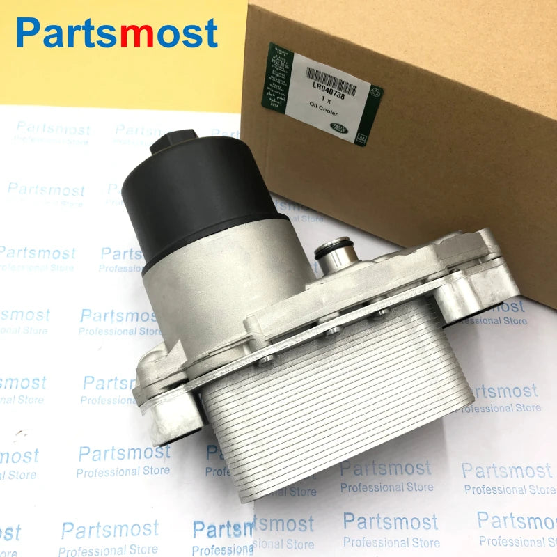 3.0 V6 DIESEL OIL COOLER WITH O'RING GASKETS FOR LAND ROVER DISCOVERY 4 RANGE ROVER RR SPORT OIL RADIATOR BASE LR013149 LR040738