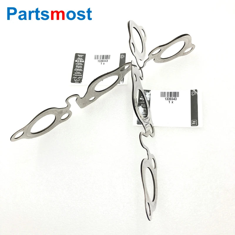 EXHAUST MANIFOLD GASKET FOR 2.7L 3.0L V6 DIESEL LAND ROVER DISCOVERY 3 LR4 RANGE ROVER SPORT VELAR JAGUAR XF XJ C2S30281 1336543