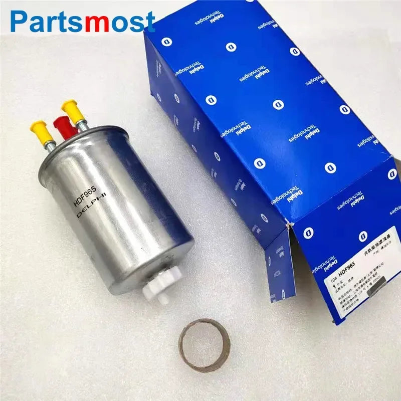 3.0L V6 24V DIESEL FUEL FILTER FOR LAND ROVER RANGE ROVER 2013- RR SPORT 2014- NEW DISCOVERY 5 2017- OEM DELPHI HDF965 LR041978