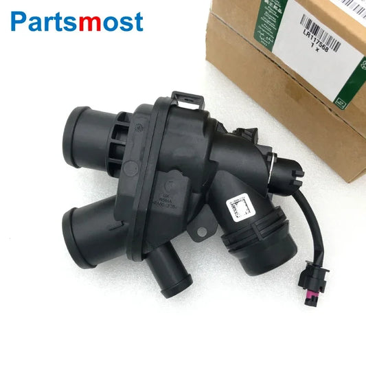 3.0 V6 Petrol Coolant Thermostat Housing w/ Sensor for Range Rover 13- RR Sport 14- New Discovery Velar LR062498 107288 LR117568