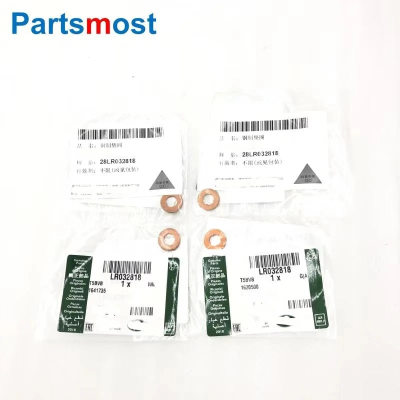 4x SEALING WASHERS 1.7MM OF FUEL INJECTOR NOZZLE LR014205 FOR LAND ROVER RANGE ROVER 10-12 DISCOVERY RR SPORT 14- VELAR LR032818