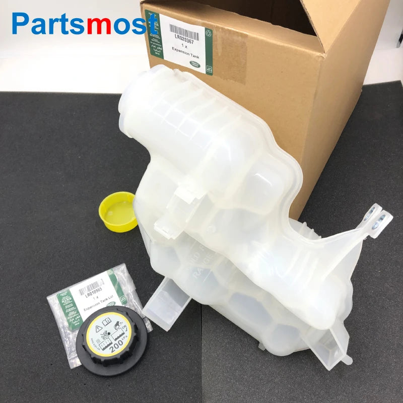 BR DDP LR020367 Radiator Coolant Overflow Container for Land Rover Discovery 3 4 Range Rover Sport Expansion Tank Lid LR010965
