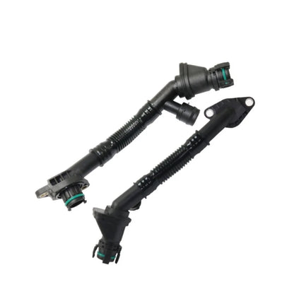 CRANKCASE VENT BREATHER HOSE KIT FOR BMW X5 X6 50iX 750i 750Li 750iX 750LiX 11157646086 11157646087 OR 11157575640 11157575641