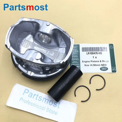 8X NEW MODEL 5.0T PETROL 508PS AJ133 SVR SC PISTONS & RINGS FOR LR100470 LAND ROVER LR4 RANGE ROVER SPORT JAGUAR XJ XF XK F-TYPE