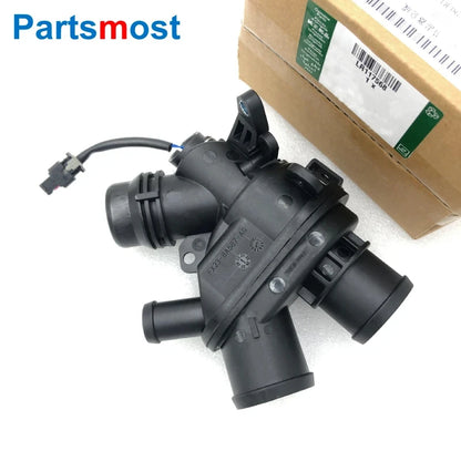 3.0 V6 Petrol Coolant Thermostat Housing w/ Sensor for Range Rover 13- RR Sport 14- New Discovery Velar LR062498 107288 LR117568