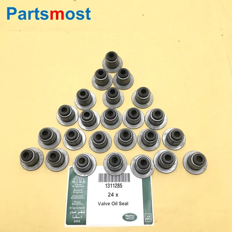 2.7L 3.0L DIESEL 24x VALVE STEM SEALS FOR LAND ROVER RANGE ROVER 2002-09 DISCOVERY 3 RR SPORT 2005-09 2014 NEW DISCOVERY 1311285