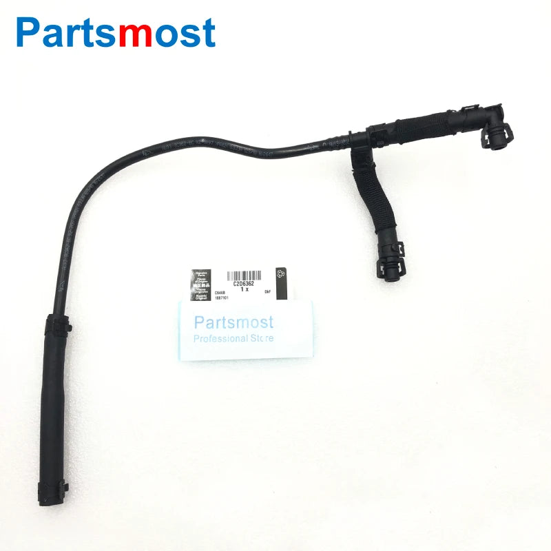 NEW 3.0 ENGINE RADIATOR COOLANT BLEED VENT HOSE EXPANSION TANK BOTTLE OVERFLOW PIPE FOR JAGUAR XF 2009-2015 XJ 2010-2019 C2D6362