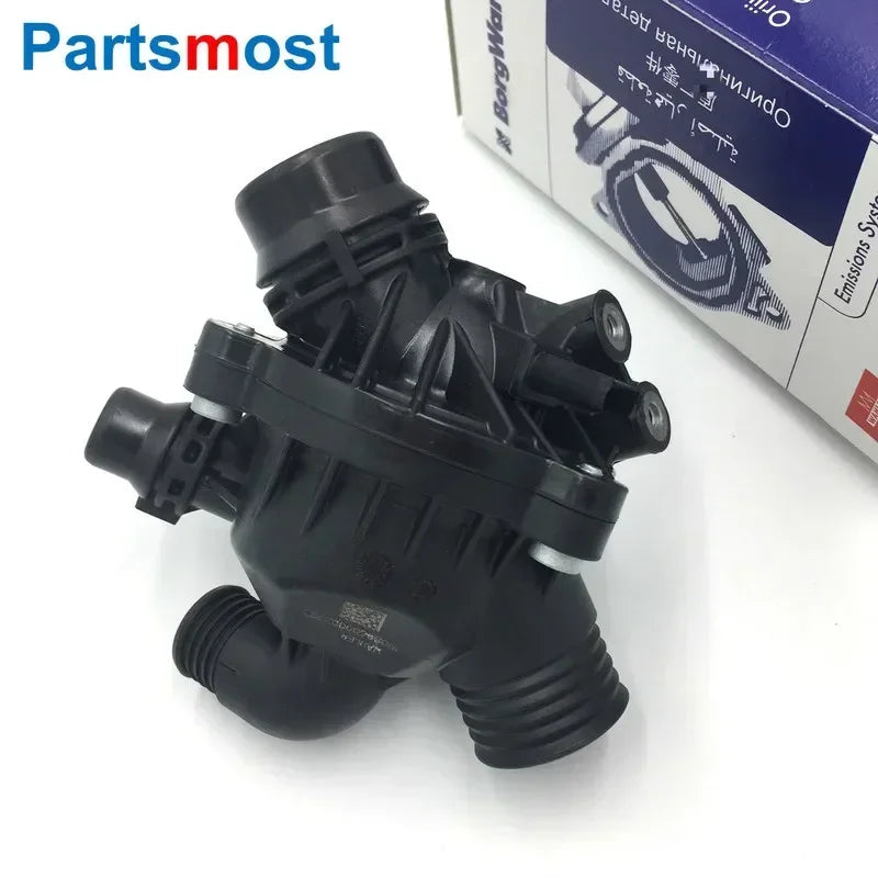 Thermostat Housing for BMW 1 3 X5 X6 E70 71 72 E82 88 E90 91 92 135i 335i N55 3.0 Petrol Coolant Thermostat TM84103 11537601158