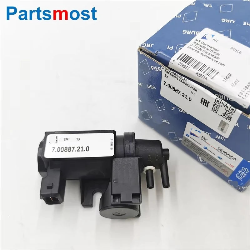 Turbo Boost Solenoid Pierburg 7.00887.21.0 for BMW 320i 328i 335i 428i 528i 535i 750i Pressure Converter 11747584628 11747626351