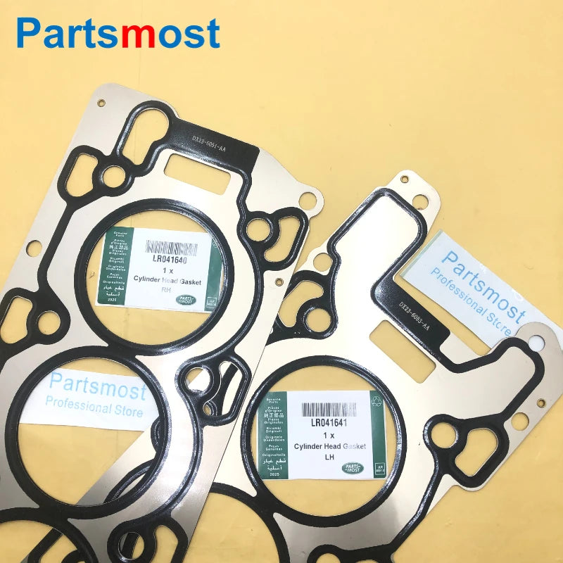 3.0L PETROL CYLINDER HEAD GASKET FOR LAND ROVER RANGE ROVER 13 RR SPORT 14 NEW DISCOVERY 4 VELAR JAGUAR RH LR041640 LH LR041641