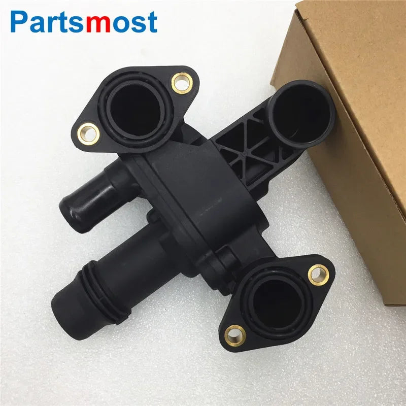 Thermostat Housing Kit for Land Range Rover Sport Discovery LR3 4 2.7 3.0 Diesel Jaguar XF Water Outlet Pipe 4H2Q8592BF LR073372