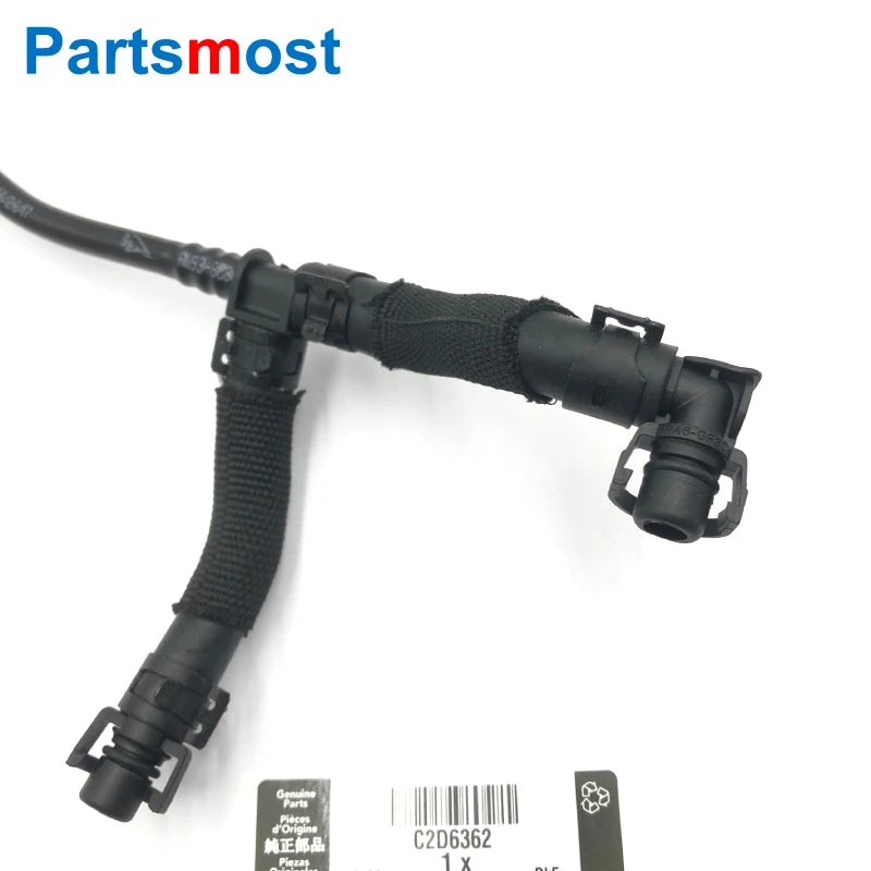 NEW 3.0 ENGINE RADIATOR COOLANT BLEED VENT HOSE EXPANSION TANK BOTTLE OVERFLOW PIPE FOR JAGUAR XF 2009-2015 XJ 2010-2019 C2D6362